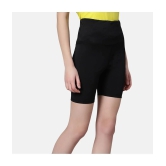 Omtex Black Polyester Solid Shorts - Single - None