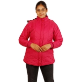 PPTHEFASHIONHUB - Polyester Pink Hooded Jackets - None