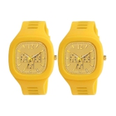 Hala - Yellow Silicon Analog Men's Watch