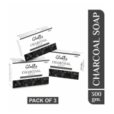 Globus Naturals Charcoal Soap Enriched with Almond oil and Glycerine Bathing Bar 100 g