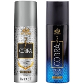 ST.JOHN Cobra Cool & Impact Long lasting Deodorant Spray for Men 150ml- Pack of 2