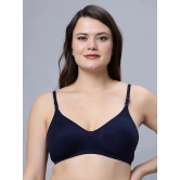 IN CARE LINGERIE Navy Blue Cotton Lightly Padded Womens Everyday Bra ( Pack of 1 ) - None