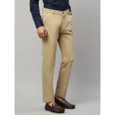 Rodamo  Men Beige Slim Fit Trousers