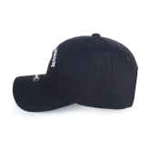 Zacharias Black Cotton Mens Cap ( Pack of 1 ) - Black