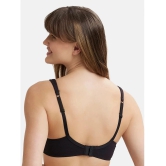 Jockey FE57 Wirefree Padded Super Combed Cotton Elastane Full Coverage Lounge Bra - Black - None