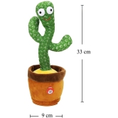 KiddyBuddy Dancing Cactus Talking Cactus Baby Toys Wriggle Singing Cactus Repeats What You Say Baby Boy Toys, Plush Electric Speaking Cactus Second Voice Recorder Baby Girl Toy