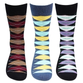 Hush Puppies Men's Multicolored Crew Socks - Pack of 3