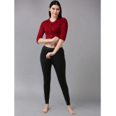 Lux Cottswool Cotton Thermal Tops - Maroon Pack of 1 - None