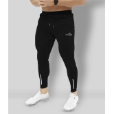 Vitaan - Black Lycra Men's Trackpants ( Pack of 1 ) - M