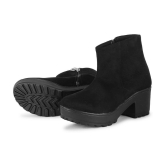 Ishransh - Black Women''s Ankle Length Boots - None