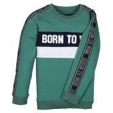 PLUM TREE Pack of 1 Boys Cotton Sweatshirt ( Green ) - None