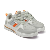 ASIAN SYDNEY-02 Light Grey Mens Sneakers - None