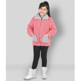 Naughty Ninos Girls Pink Front Zippered Sherpa Jacket - None