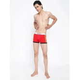 La Intimo Red Cotton Mens Trunks ( Pack of 1 ) - None