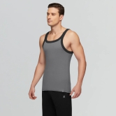 Pace Square Neck Vest Steel Ash Grey S