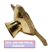 A & H ENTERPRISES - Aarti Diya Pital Diya Handle 1 Piece ( Pack of 1 )