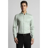 Men Green Slim Fit Formal Full Sleeves Formal Shirt