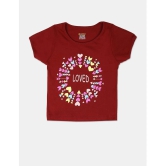 Donuts - Red Baby Girl T-Shirt ( Pack of 1 ) - None