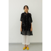 Black Bandhani Tunic with pants-M