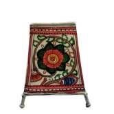  Hand painted traditional floral design pen stand