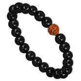 Mikado - Men's Religious Black Bracelet ( Pack of 2 ) - None