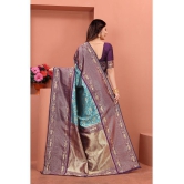 ofline selection - Rama Cotton Blend Saree With Blouse Piece ( Pack of 1 ) - Rama