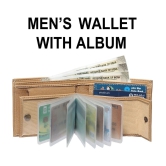 samtroh - PU BEIGE Mens Regular Wallet ( Pack of 1 ) - Beige