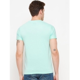 Lycos - Sky Blue Cotton Blend Regular Fit Men's T-Shirt ( Pack of 1 ) - None