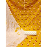 Apnisha - Unstitched Yellow Cotton Dress Material ( Pack of 1 ) - Yellow