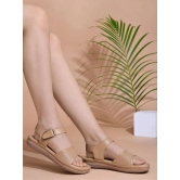 Shoetopia Beige Womens Flats - None