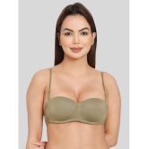 ILRASO - Olive Polyester Lightly Padded Women's Balconette Bra ( Pack of 1 ) - None