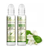 Mogra Attar Perfume for Unisex - Pure, Natural Undiluted | Set of 2 Herbal Attar