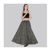 Sttoffa Black Cotton Womens Flared Skirt ( Pack of 1 ) - None