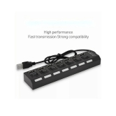 UGPro 7 port USB Hub High-Speed Splitter with Separate On / Off Switch