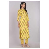 Kbz Cotton Kurti With Pants - Stitched Suit - M