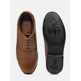 Action - Tan Mens Oxford Formal Shoes - None