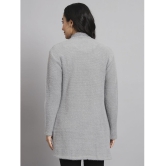 eWools.in Woollen Round Neck Women's Buttoned Cardigans - Grey ( ) - None