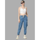 DKGF Fashion - Light Blue Denim Jogger Women''s Jeans ( Pack of 1 ) - None