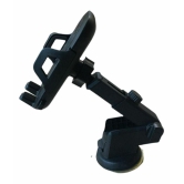 thriftkart Car Mobile Holder Double Clamp 964 for Dashboard & Windshield - Black