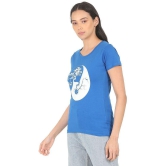 Sugr - Cotton Blend Regular Blue Women's T-Shirt ( Pack of 1 ) - None