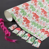 Elephant Gift Wrap-Set of 6