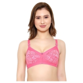 KYODO Poly Cotton Everyday Bra - Pink - 34B