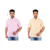 DESHBANDHU DBK Multi 100 Percent Cotton Kurta Pack of 2 - None