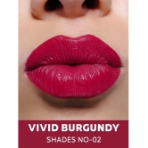 Seven Seas Classy Matte Full Coverage Long Lasting &Smudge Proof Matte Lipstikc(Vivid Burgundy 3.5g)