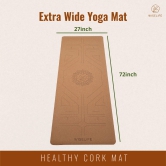 Cork & Natural Rubber Yoga Mat-5 MM-Cork