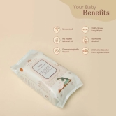 Baby Forest Neer 99.9% Water Baby Wipes | Ideal for 0 Plus Months | No Added Fragrance | Protects Baby's Skin | Dermatologically Tested | Plant-Based Formulations |72 wipes | 3x Thicker & Softer