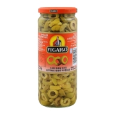 Figaro Olives Pitted Green, 420 Gm