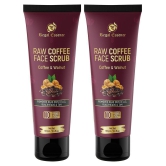 Regal Essence Raw Coffee Face Scrub for Women & Men with Walnut,Removes Dead Skin Cell, Blackheads,100gn(Pack of 2)