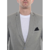 DKGF Fashion - Grey Polyester Regular Fit Mens Blazer ( Pack of 1 ) - None