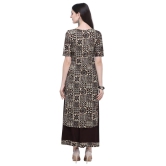 SHOPPING QUEEN Cotton Straight Kurta Palazzo Set